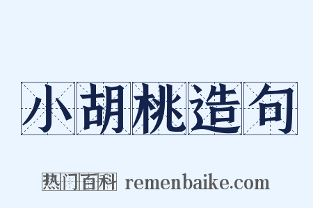 小胡桃造句是什么意思的图片
